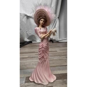thomas kinkade pink with hope figurine 2007 limited 95 days‎